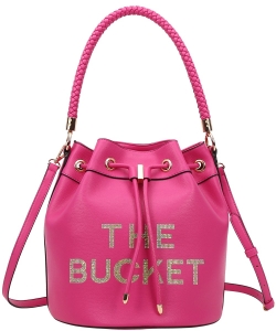 The Bucket Hobo Bag with Wallet TB1-L9018 ROSE